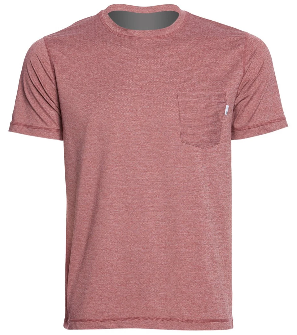 CLOTHING Vuori Men's Tradewind Performance Tee Saltwater Red 3 CLOTHING Vuori Men's Tradewind Performance Tee Saltwater Red