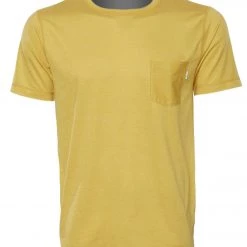 Vuori Men's Tradewind Performance Tee Saffron Heather CLOTHING