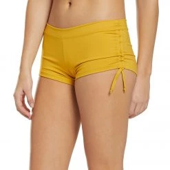 CLOTHING Mika Yoga Wear Mikaela Hot Yoga Shorts Mustard