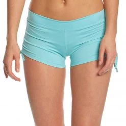 Mika Yoga Wear Lucia Hot Yoga Shorts Aqua
