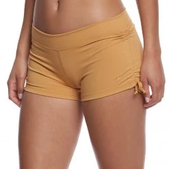 CLOTHING Mika Yoga Wear Lucia Hot Yoga Shorts Gold 10 CLOTHING Mika Yoga Wear Lucia Hot Yoga Shorts Gold