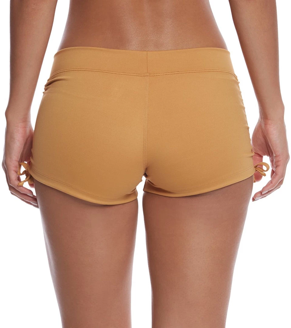 CLOTHING Mika Yoga Wear Lucia Hot Yoga Shorts Gold 5 CLOTHING Mika Yoga Wear Lucia Hot Yoga Shorts Gold