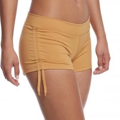 CLOTHING Mika Yoga Wear Lucia Hot Yoga Shorts Gold 13 CLOTHING Mika Yoga Wear Lucia Hot Yoga Shorts Gold