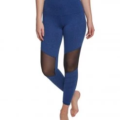 CLOTHING Onzie Moto Yoga Capris Moonlight Blue/Black Mesh