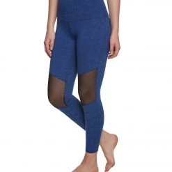 CLOTHING Onzie Moto Yoga Capris Moonlight Blue/Black Mesh