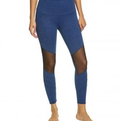 Onzie Moto Yoga Capris Moonlight Blue
