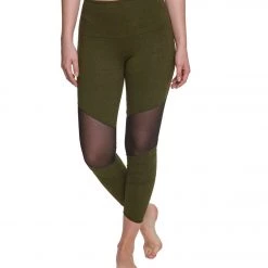 CLOTHING Onzie Moto Yoga Capris Moss/Moss Mesh