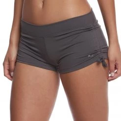 Mika Yoga Wear Lucia Hot Yoga Shorts Ellie Grey CLOTHING 10 Mika Yoga Wear Lucia Hot Yoga Shorts Ellie Grey CLOTHING