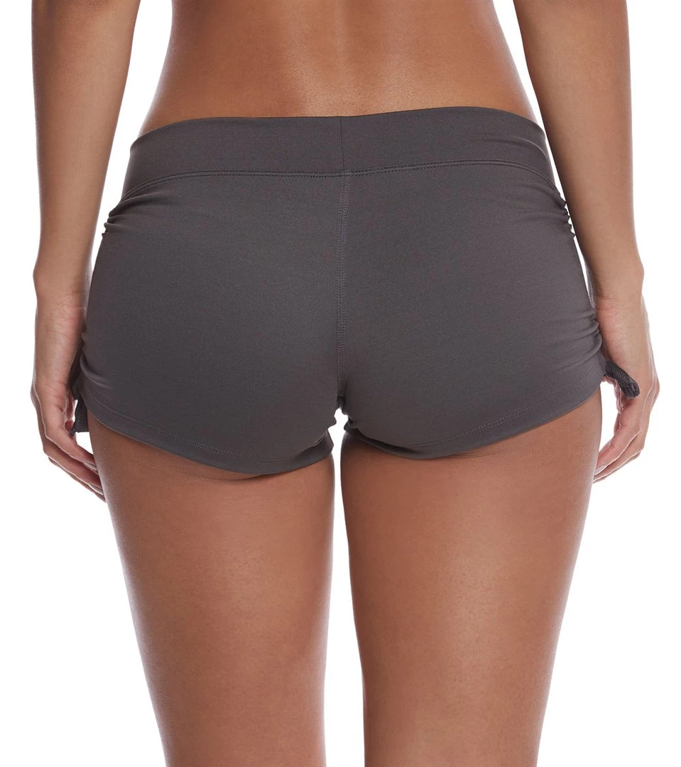 Mika Yoga Wear Lucia Hot Yoga Shorts Ellie Grey CLOTHING 5 Mika Yoga Wear Lucia Hot Yoga Shorts Ellie Grey CLOTHING