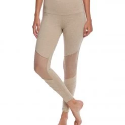 Onzie Moto Yoga Capris Taupe CLOTHING