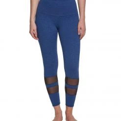 Onzie 7/8 Racer Yoga Leggings Moonlight Blue/Back Mesh CLOTHING