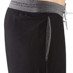 Men's Yoga Shorts Manduka Men's Performance Mesh Yoga Shorts Black