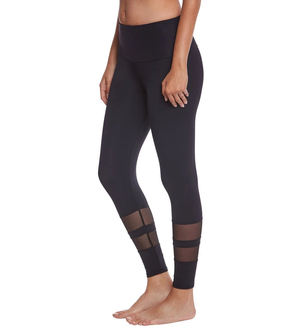 CLOTHING Onzie 7/8 Racer Yoga Leggings Black 4 CLOTHING Onzie 7/8 Racer Yoga Leggings Black