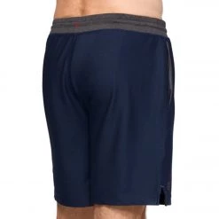 Men's Yoga Shorts Manduka Men's Performance Mesh Yoga Shorts Midnight