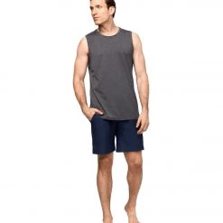Men's Yoga Shorts Manduka Men's Performance Mesh Yoga Shorts Midnight