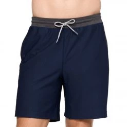 Men's Yoga Shorts Manduka Men's Performance Mesh Yoga Shorts Midnight