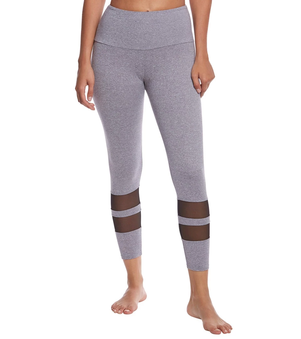 Onzie 7/8 Racer Yoga Leggings Stone 8 Onzie 7/8 Racer Yoga Leggings Stone