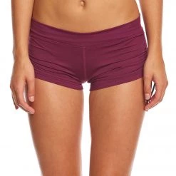 Mika Yoga Wear Lucia Hot Yoga Shorts Vino CLOTHING