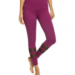 Onzie 7/8 Racer Yoga Leggings Magenta