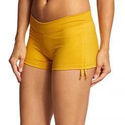 CLOTHING Mika Yoga Wear Lucia Hot Yoga Shorts Mustard