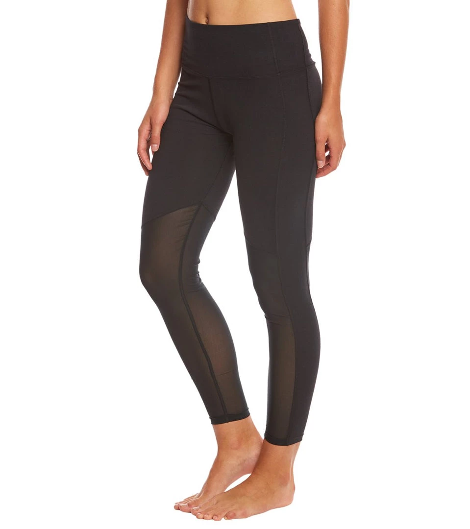 Marika Olivia Vented High Rise Tummy Control Yoga Leggings Black 4 Marika Olivia Vented High Rise Tummy Control Yoga Leggings Black