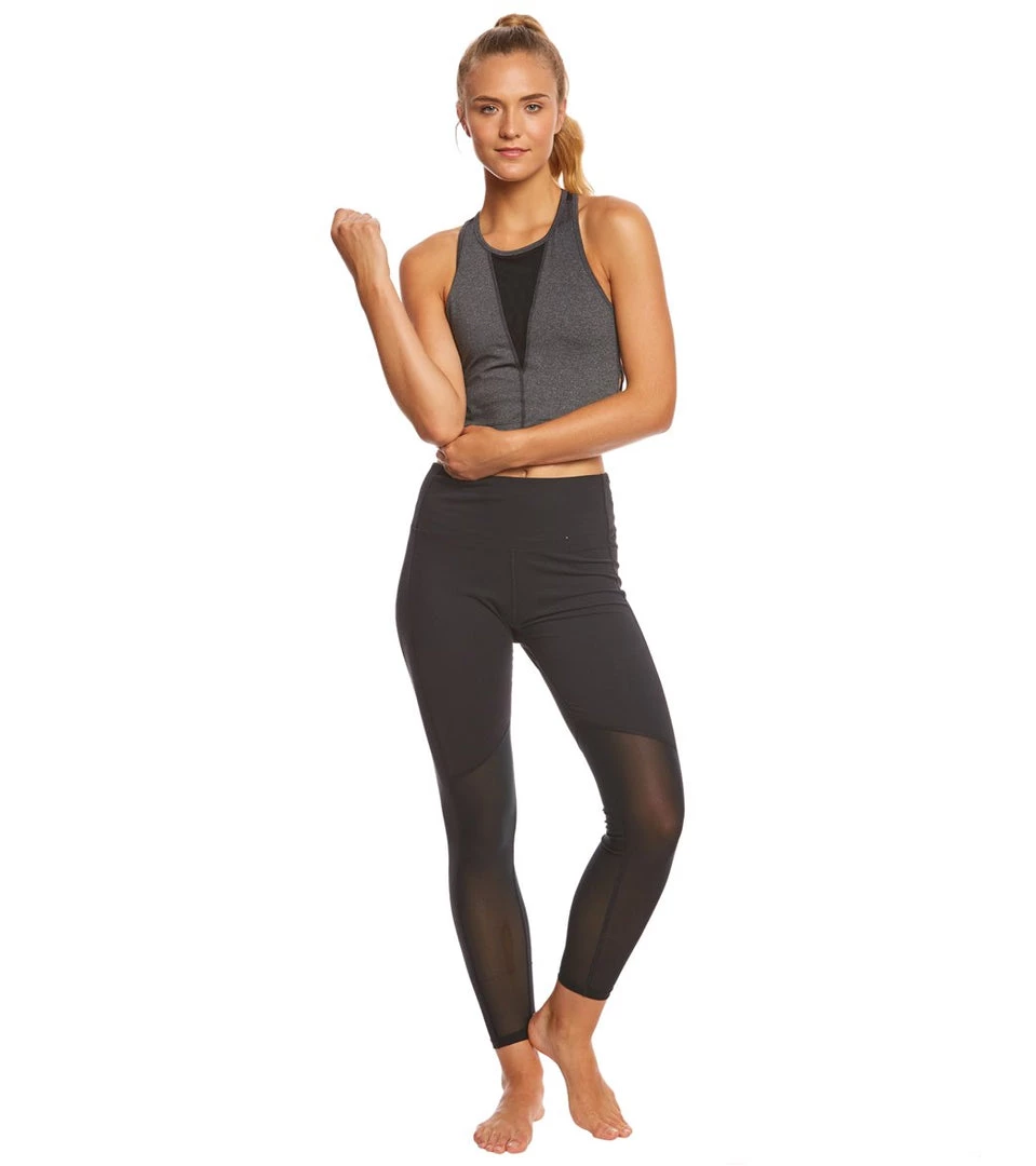 Marika Olivia Vented High Rise Tummy Control Yoga Leggings Black 6 Marika Olivia Vented High Rise Tummy Control Yoga Leggings Black