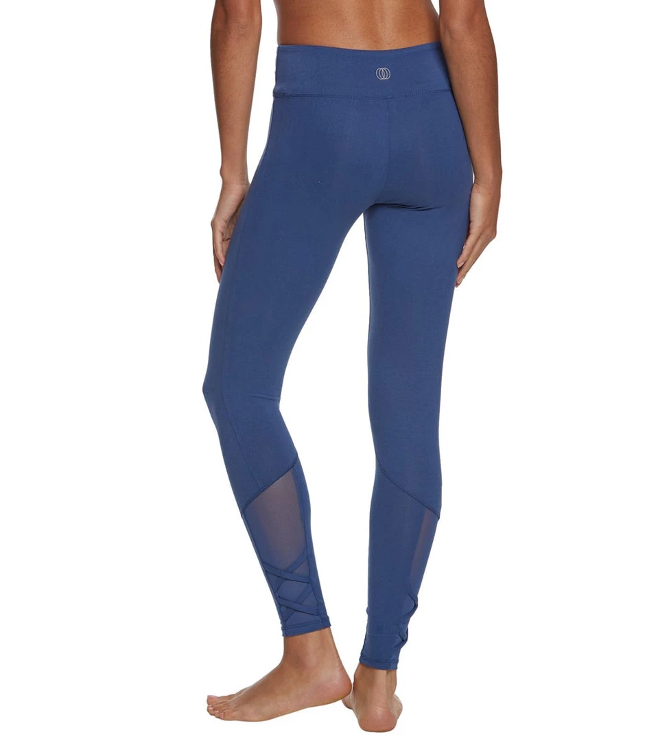 Balance Collection Alison High Waisted Strappy Mesh Yoga Leggings Starry Night CLOTHING 5 Balance Collection Alison High Waisted Strappy Mesh Yoga Leggings Starry Night CLOTHING