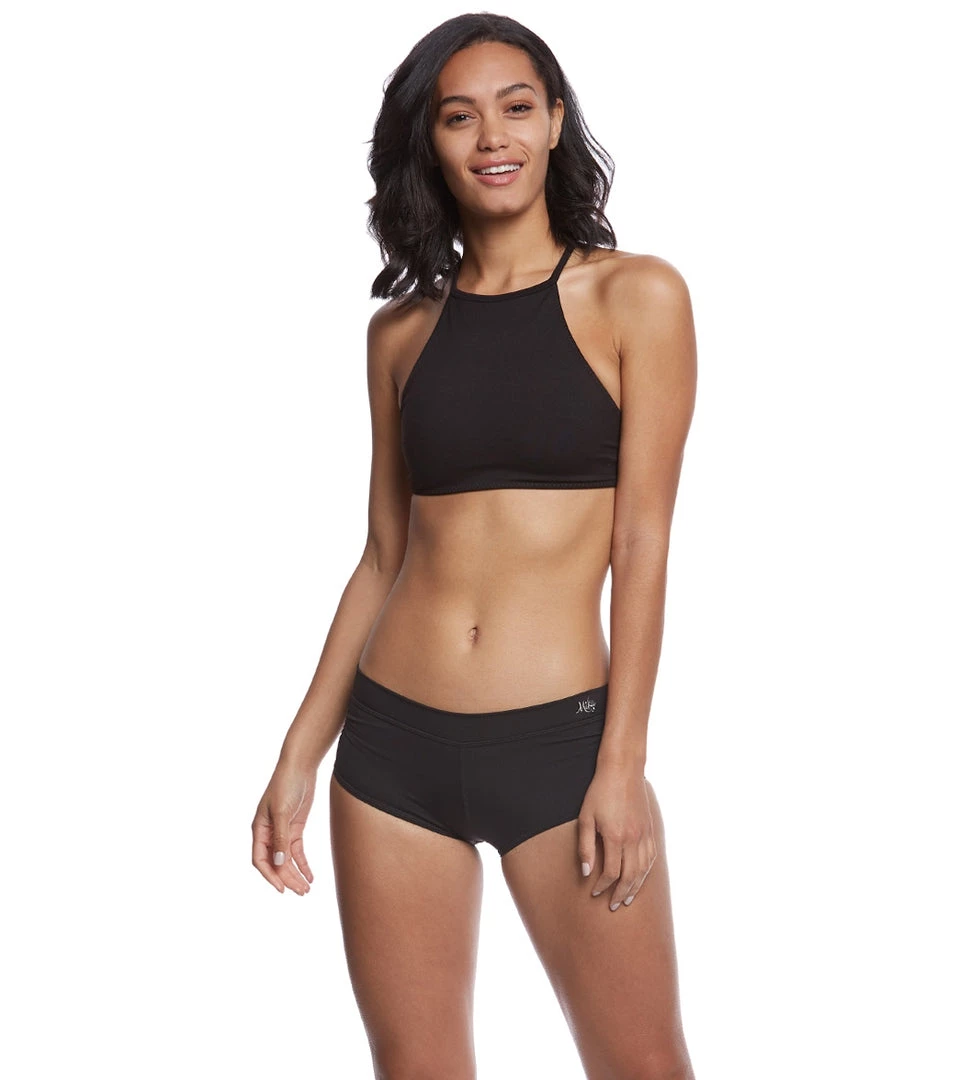 Mika Yoga Wear Betty Hot Yoga Shorts Black 6 Mika Yoga Wear Betty Hot Yoga Shorts Black