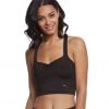 Mika Yoga Wear Lynn Hot Yoga Crop Tank Top Black