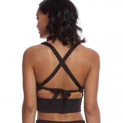 Mika Yoga Wear Lynn Hot Yoga Crop Tank Top Black 10 Mika Yoga Wear Lynn Hot Yoga Crop Tank Top Black