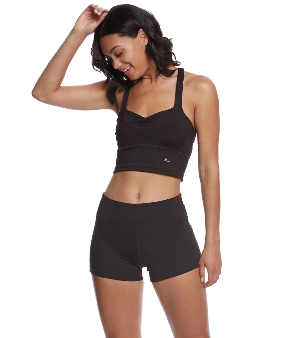 Mika Yoga Wear Lynn Hot Yoga Crop Tank Top Black 6 Mika Yoga Wear Lynn Hot Yoga Crop Tank Top Black