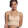 Mika Yoga Wear Lynn Hot Yoga Crop Tank Top Sand 2 Mika Yoga Wear Lynn Hot Yoga Crop Tank Top Sand