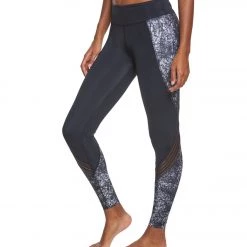 CLOTHING Marika Jordan Evade Yoga Leggings Black/Crackle Distress