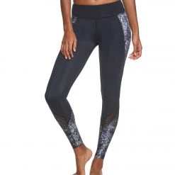 CLOTHING Marika Jordan Evade Yoga Leggings Black/Crackle Distress