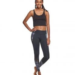 CLOTHING Marika Jordan Evade Yoga Leggings Black/Crackle Distress