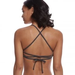 CLOTHING Mika Yoga Wear Lissa Yoga Sports Bra Ellie Grey