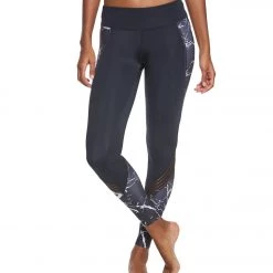 Marika Jordan Evade Yoga Leggings Black/Dyna Marble