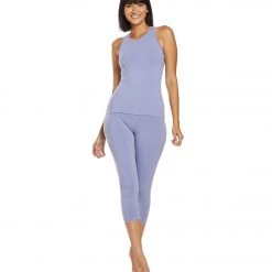 CLOTHING Hard Tail High Rise Cotton Yoga Capris Aster