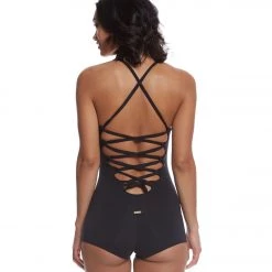 Mika Yoga Wear Wayara Yoga & Dance Leotard Black CLOTHING 13 Mika Yoga Wear Wayara Yoga & Dance Leotard Black CLOTHING