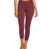 CLOTHING Hard Tail High Rise Cotton Yoga Capris Fig
