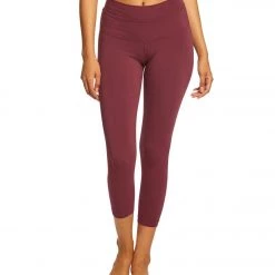CLOTHING Hard Tail High Rise Cotton Yoga Capris Fig