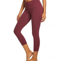 CLOTHING Hard Tail High Rise Cotton Yoga Capris Fig