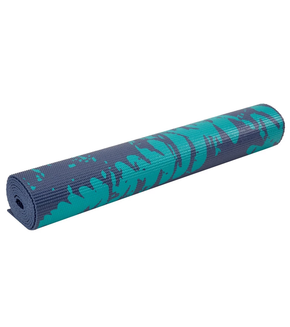 Gaiam Midnight Fern Printed Yoga Mat 68" 4mm Midnight Fern 6 Gaiam Midnight Fern Printed Yoga Mat 68" 4mm Midnight Fern