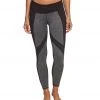 Betsey Johnson Texture Blocked Ankle Yoga Leggings