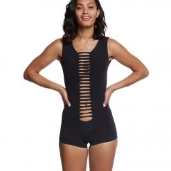 Mika Yoga Wear Kali Yoga & Dance Leotard Black CLOTHING