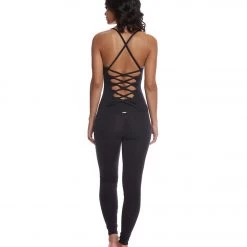 Mika Yoga Wear Wayara Yoga & Dance Long Leotard Black