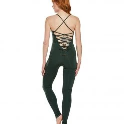 Mika Yoga Wear Wayara Yoga & Dance Long Leotard Jade