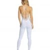 Mika Yoga Wear Wayara Yoga & Dance Long Leotard White CLOTHING