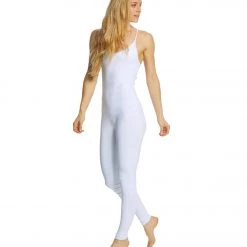 Mika Yoga Wear Wayara Yoga & Dance Long Leotard White CLOTHING