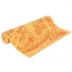Gaiam Reversible Elephant Printed Yoga Mat 68" 6mm Extra Thick Elephant YOGA MATS & PROPS